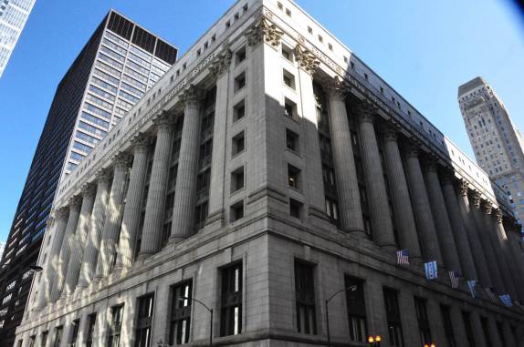 A enorme City Hall de Chicago, em Illinois, nos Estados Unidos